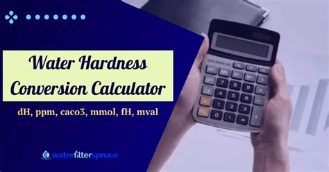 water hardness test calculation|water hardness converter calculator.